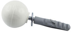 IBFM ajtóütköző golyó 35mm fehér (SCH-102268136)