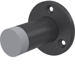 KWS fali ajtóütköző 2010 átmérő 55 mm magasság 80 mm acél fekete lakkozott (SCH-102283576)