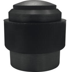 Marchesi falra/ajtóra szerelhető ajtóütköző fekete gumi átmérő 35 mm fekete (SCH-102249614)