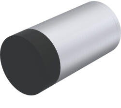 KWS fali ajtóütköző 2071 átmérő 30 mm hossz 80 mm alumínium ezüst eloxált (SCH-102283866)