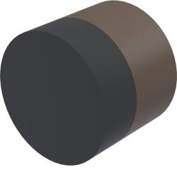 KWS fali ajtóütköző 2068 átmérő 30 mm hossz 25 mm alumínium sötétbarna eloxált (SCH-102283854)