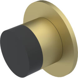 KWS fali ajtóütköző 2007 átmérő 50 mm alumínium sárgarézszínű eloxált (SCH-102283553)