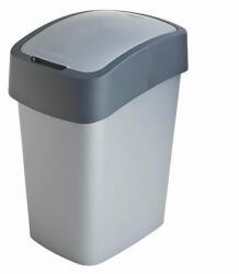 Keter Szemetes billenő fedeles CURVER Pacific Flip Bin 25l grafit-alumínium ezüst (02171-686-00)