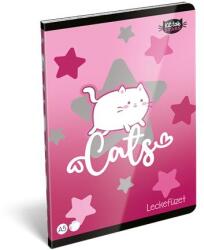 LIZZY Füzet, tűzött, A5, lecke, 40 lap, LIZZYSULI, Kit tok Stars Purrfect (7500174002) - fodicoaruhaz