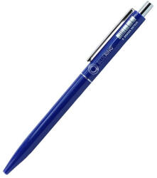 BLUERING Golyóstoll 0, 8mm, nyomógombos műanyag kék test, Bluering® Z3, írásszín kék (RRBR897626STAR)