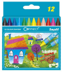 Connect Zsírkréta készlet, Connect, 12 klf. szín (RR105545)