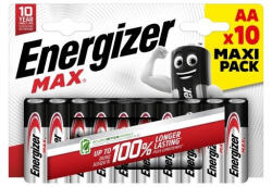 Energizer Elem AA ceruza LR06 Max 10 db/csomag, Energizer (RR64363)