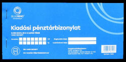 Bluering Kiadási pénztárbizonylat 25x2lapos B. 318-103/V Bluering® (RRNYOMTB318103)
