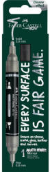Faber-Castell Tükör effekt marker kétvégű MULTIMARK 551 Faber-Castell króm bliszteres (RR68306)