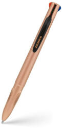 Zebra Golyóstoll 1 mm, négyszínű, Zebra Smooth, rose gold (RR64471)