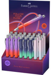Faber-Castell Golyóstoll POLY BALL Urban vegyes színátmenetes Faber-Castell 24 db/display (RR68241)