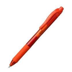 Pentel Rollertoll zselés golyóátmérő 0, 7 mm, Pentel EnerGelX BL107-FX, írásszín narancs (RR42462)