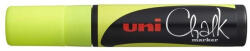 uni Krétamarker folyékony 15mm, Uni-Posca PWE-17K fluor sárga (RR62874)