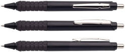 ICO Golyóstoll nyomógombos 0, 8mm, műanyag fekete test Apollo K, írásszín fekete (RR9010142014)