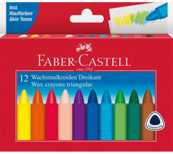 Faber-Castell Zsírkréta készlet háromszögletű Faber-Castell 12klf. szín (RR68347)
