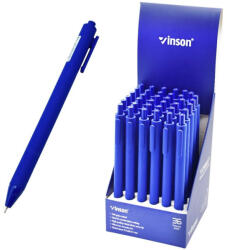 Vinson Golyóstoll nyomógombos 0, 7mm Vinson Connect S1 kék test (RR59135)