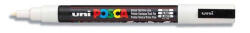 uni Dekormarker 0, 9-1, 3mm, PC-3M Uni Posca fehér (RR2UPC3MFEH)