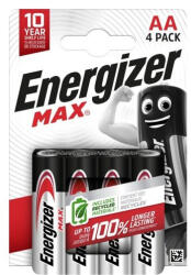 Energizer Elem AA ceruza LR06 Max 4 db/csomag, Energizer (RR64318)