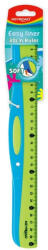Keyroad Vonalzó 30 cm, Keyroad EasyLiner vegyes színek (RR38542)