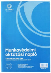 Bluering Munkavédelmi oktatási napló 24lapos A4, álló B. VALL. 349 Bluering® (RRBVALL349)