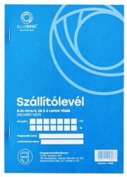Bluering Szállítólevél A5, 25x3 lapos B. 10-70/A/V Bluering® (RRNYOMTB1070V3S)