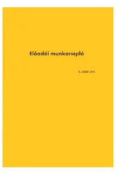 Bluering Előadói munkanapló A4, álló 20lapos füzet C. 5230-315 Bluering® (RRNYOMTC5230315)