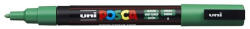 uni Dekormarker 0, 9-1, 3mm, Uni Posca PC-3M zöld (RR2UPC3MZ)