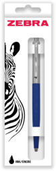 Zebra Golyóstoll nyomógombos 0, 7mm, dobozban kék test, Zebra 901, írásszín kék (RR2254232)