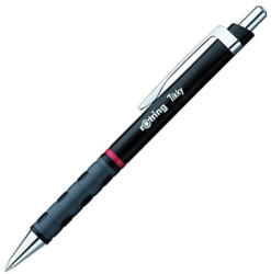 rOtring Golyóstoll fekete test, Rotring Tikky III, írásszín kék (RRROTRGTFK)