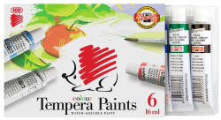 ICO Tempera színes 6x16ml, Süni Ico 6 klf. szín (RR7270004001)