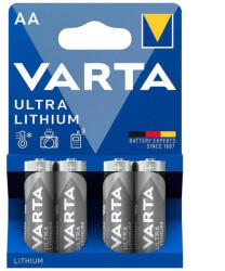 VARTA Elem AA ceruza LR6 4 db/csomag, Varta Ultra Lithium (RR57527)