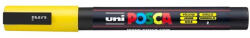 uni Dekormarker 0, 9-1, 3mm, Uni Posca PC-3M sárga (RR2UPC3MS)