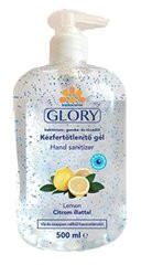 Glory Kéz- és bőrfertőtlenítő gél pumpás 500 ml Glory citrom (RR60397)