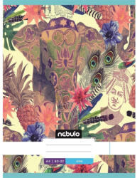 Nebulo Füzet, A4, sima, 80-32, L-Design minták, 12 db/csomag Nebulo (RR55834)