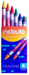 Nebulo Zsírkréta készlet Nebulo 6 klf. szín (RR61000)
