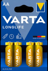 VARTA Elem AA ceruza LR06 Longlife 4 db/csomag, Varta (RR20356)