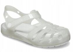 Crocs Isabella Glitter Toddler silver 208444-0IC szandál C8 24-25 (208444-0IC Isabella Glitter Sandal)