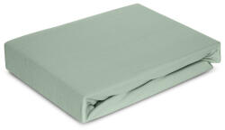  Jersey4 pamut gumis lepedő Menta 90x200 cm + 25 cm