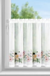  Flowery vitrázs függöny Fehér 60x150 cm