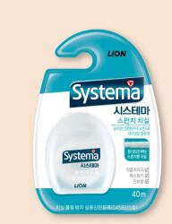 Lion Systema Sponge Dental Floss fogselyem - 1 db / 40 m Transparent