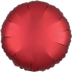 anagram Egyszínű kerek lufi 18" 45cm Chrome Piros, Red (LUFI153871)
