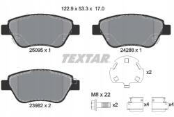 Textar Ham. klocki /p/opel Adam 1.0-1.4 12-/14"/