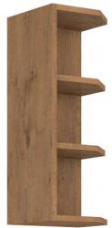 Lempert Niki 30. konyha 30 G-72 ZAK 30x71, 5x30cm fényes fehér/lancelot tölgy