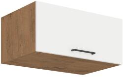Lempert Niki 30. konyha 80 NAGU-36 1F 80x36x57cm fényes fehér/lancelot tölgy