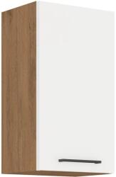 Lempert Niki 30. konyha 40 G-72 1F 40x71, 5x31cm fényes fehér/lancelot tölgy
