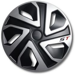 J-Tec ST fekete-ezüst 15 colos dísztárcsa