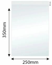 ambalaje365 Pungi Polipropilena pentru Alimente/Textile, 250x350mm, Autoadeziv, Transparent, 40m, 100Buc/Set (BZL-0227)