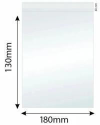 Mega Plus Pungi Polipropilena pentru Alimente/Textile, 130x180mm, Autoadeziv, Transparent, 40m, 100Buc/Set (BZL-0223)