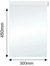 ambalaje365 Pungi Polipropilena pentru Alimente/Textile, 300x450mm, Autoadeziv, Transparent, 40m, 100Buc/Set (BZL-0229)