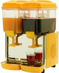 Saro Germany DOZATOR BAUTURI RACORITOARE CU SISTEM DE RACIRE SARO COROLLA 2G 398-1014, CAPACITATE 2x12 L, TEMPERATURA + 3 / + 8 ° C, GALBEN